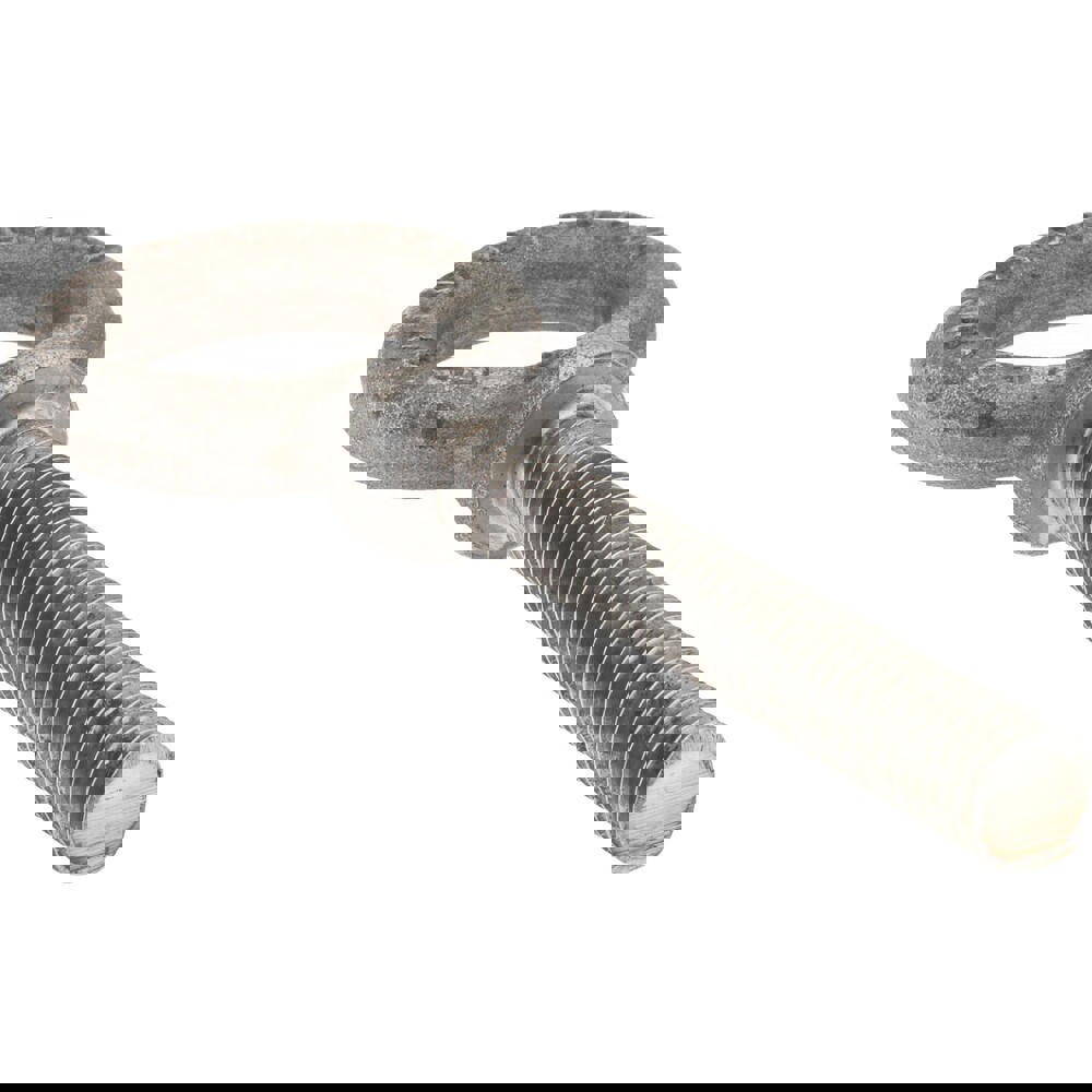 Fixed Lifting Eye Bolt: With Shoulder, 2,000 lb Capacity, 7/16-14 Thread, Grade C-1035 Forged Steel